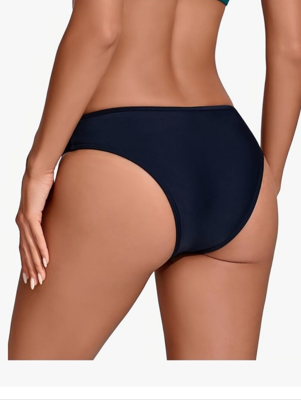 Sexy Women's Cheeky Low-Rise Bikini Bottoms for Swimwear - Picture 4 of 7